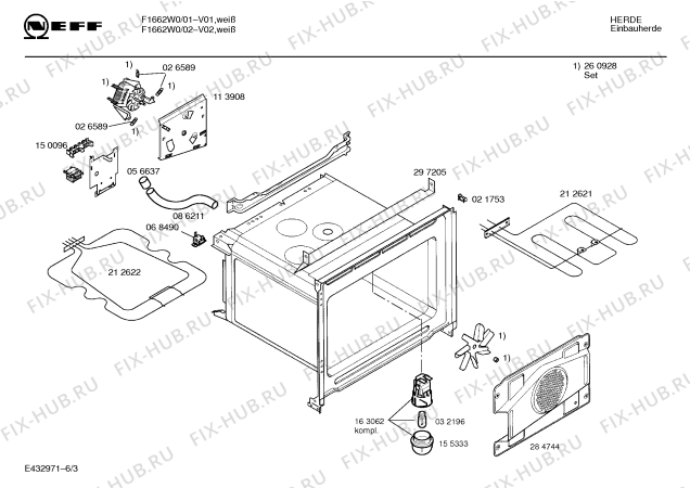 Схема №4 B1361W0FG 1965 MP с изображением Переключатель для духового шкафа Bosch 00166706