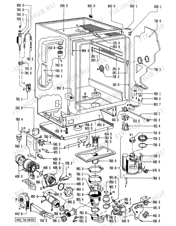 Схема №2 GM 316-160/1 (GSI) с изображением Другое для посудомоечной машины Whirlpool 481236118202