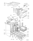 Схема №1 C 468 WH с изображением Дверь (стекло) духовки для электропечи Whirlpool 481245058552