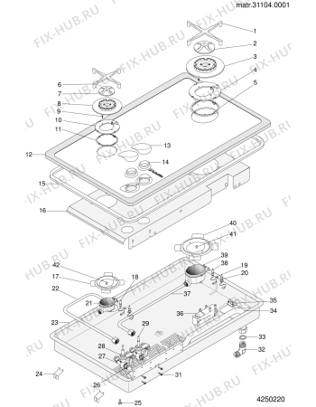 Схема №1 TLE32SMANFRA (F029881) с изображением Поверхность для электропечи Indesit C00098139