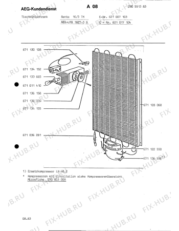 Взрыв-схема холодильника Linde (N Ln) LKS 1627 3 S - Схема узла Section3