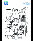 Схема №1 NF 100 ser.nr.: 900053 с изображением Обшивка для сплит-системы DELONGHI NE1365