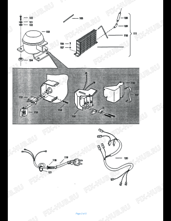 Схема №2 GC 2000E EX:2 FAMILY PLUS с изображением Разный для фризера DELONGHI 5477000600