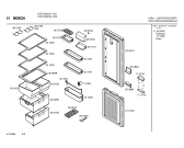 Схема №3 KGV70320 с изображением Стеклянная полка для холодильной камеры Bosch 00360098