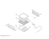 Схема №3 BS275100E с изображением Рамка для плиты (духовки) Bosch 00684265