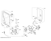 Схема №4 SMU55M02SK с изображением Передняя панель для посудомойки Bosch 00704666