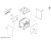 Схема №6 PRD486GDHC с изображением Рамка для духового шкафа Bosch 00685114