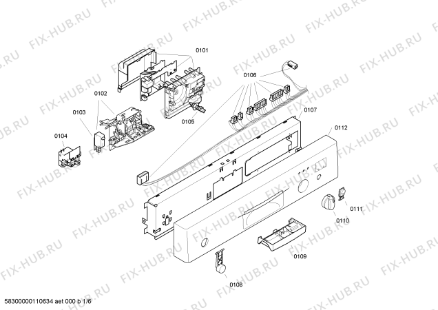 Схема №3 3VF343ND с изображением Проточный нагреватель для посудомойки Bosch 00496883