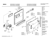 Схема №2 SHI57T05EU с изображением Передняя панель для электропосудомоечной машины Bosch 00439389