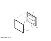 Схема №5 SK590264 с изображением Крышка для холодильника Bosch 00494631