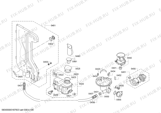 Схема №5 SMI90E35NL с изображением Передняя панель для посудомоечной машины Bosch 11006673