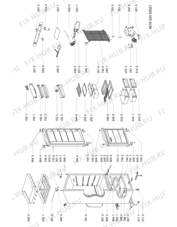 Схема №1 ARC5530 (F091987) с изображением Наставление для стиралки Indesit C00359333