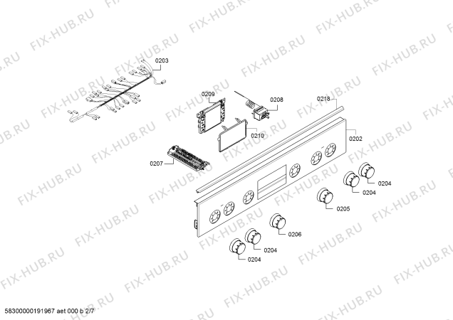 Схема №3 HGD445150N с изображением Ручка переключателя для электропечи Bosch 00638644
