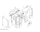 Схема №4 SGD55E02EU с изображением Передняя панель для посудомойки Bosch 00660156