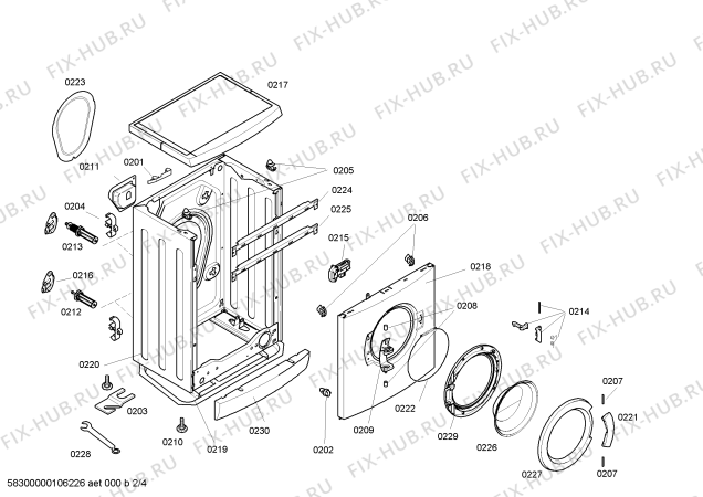 Схема №3 WFC1666OE Maxx4 WFC1666 с изображением Панель управления для стиралки Bosch 00435075