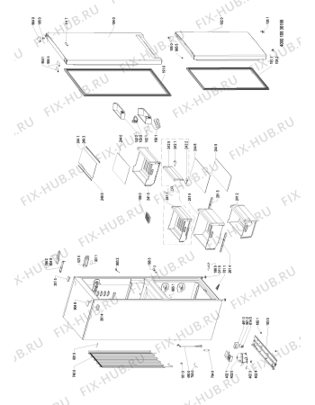 Схема №1 LI9 S2Q W с изображением Дверь для холодильной камеры Whirlpool 481010809839