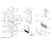 Схема №2 KAN92SCQ0C с изображением Дверь для холодильника Bosch 00714526