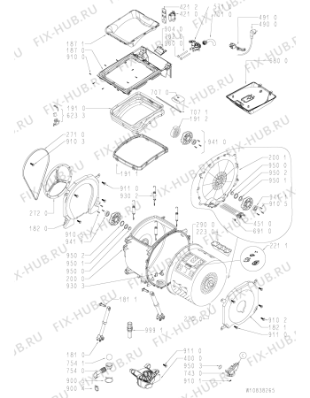 Схема №2 TDLR 70220 с изображением Переключатель для стиралки Whirlpool 481010840341