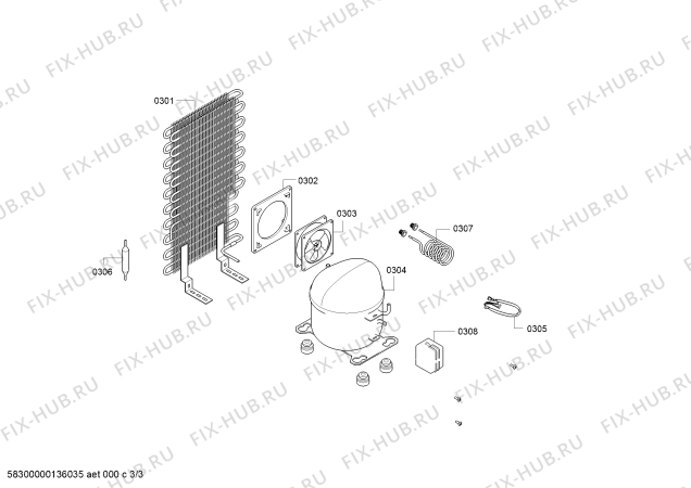 Схема №2 RDW0350 Vivaqua с изображением Крышка для плиты (духовки) Bosch 00247844
