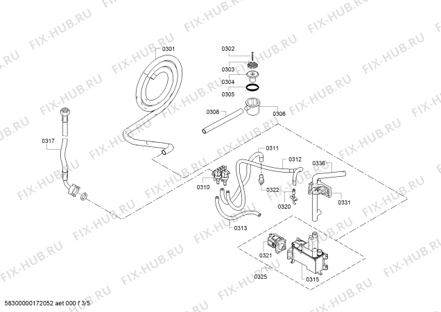 Схема №3 BS471111E с изображением Панель для электропечи Bosch 00770145