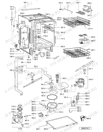 Схема №2 ADL 350 с изображением Блок управления для посудомоечной машины Whirlpool 480140102255