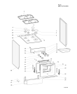 Схема №1 KNJ3G2SWU (F073865) с изображением Панель для духового шкафа Indesit C00285960