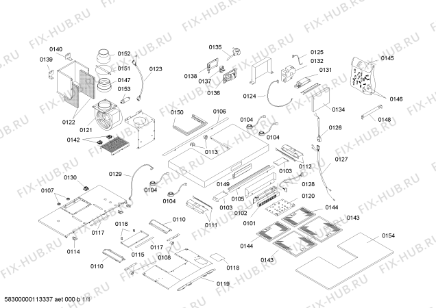Схема №1 AW561191 с изображением Модуль управления для вентиляции Bosch 00498306