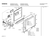 Схема №2 SE54A435 с изображением Передняя панель для электропосудомоечной машины Siemens 00434871