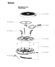 Схема №1 RE506412/11A с изображением Элемент корпуса для электрогриля Tefal TS-01026120