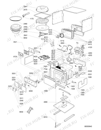 Схема №1 EMCHS 7140 TI с изображением Блок управления для микроволновки Whirlpool 481220988081