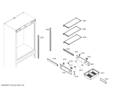 Схема №5 CIB30M1ER1 с изображением Монтажный набор для холодильника Bosch 12014679