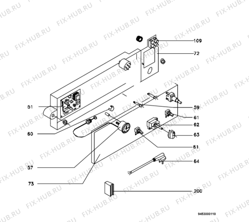 Взрыв-схема комплектующей Electrolux GCB350HUN - Схема узла Section 5