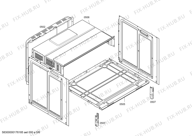 Схема №4 HE13045 с изображением Панель управления для духового шкафа Siemens 00749441
