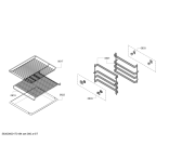 Схема №1 B44M42N0GB с изображением Панель управления для духового шкафа Bosch 00707806