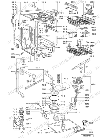 Схема №2 ADG 8966 NBM с изображением Обшивка для посудомоечной машины Whirlpool 481245371539