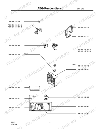 Взрыв-схема посудомоечной машины Unknown VI 6219B 911 3701-02 - Схема узла Section1