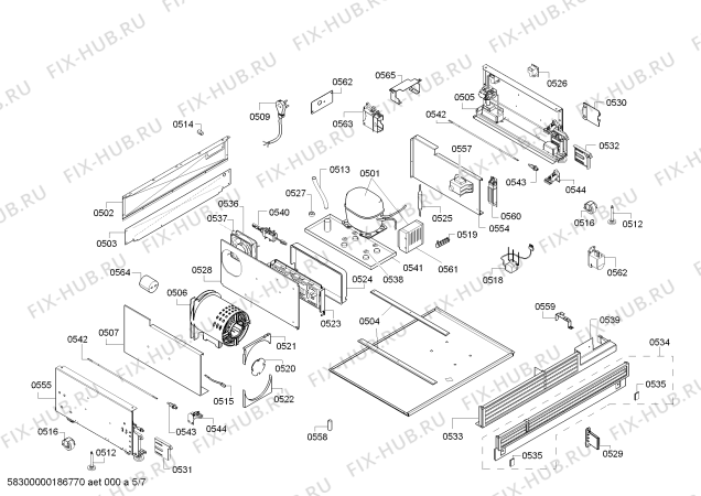 Схема №3 CIR30M1IL1 с изображением Тэн оттайки для холодильника Bosch 00776220
