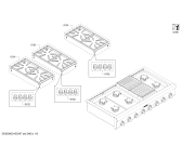 Схема №4 PCG486GD с изображением Декоративная панель для плиты (духовки) Bosch 00248849