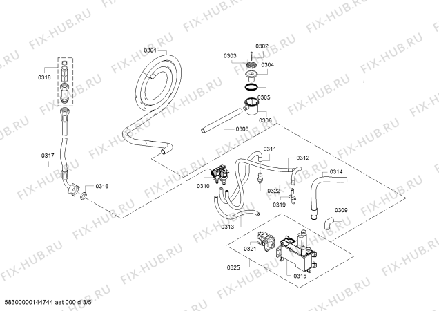 Схема №3 BS274110E с изображением Привод для плиты (духовки) Bosch 00643188