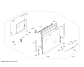 Схема №3 B45M44N0 с изображением Панель управления для духового шкафа Bosch 00671138