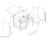 Схема №2 3VS774BA 9,5 litros A++ - tp3 с изображением Передняя панель для посудомойки Bosch 11007047
