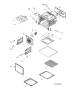 Схема №3 ACM 2200 с изображением Обшивка для духового шкафа Whirlpool 482000016189