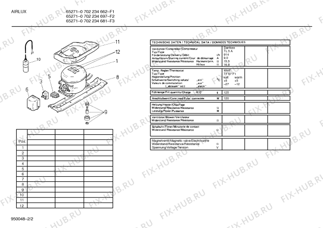 Схема №2 KILAIQ15 65271 с изображением Ручка для холодильной камеры Bosch 00055187
