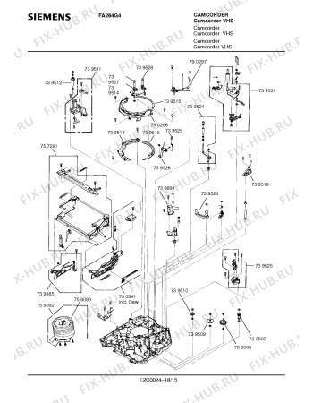 Схема №11 FA264G4 с изображением Инструкция по эксплуатации для видеотехники Siemens 00530842