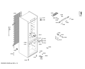 Схема №3 KGN74E91 с изображением Вкладыш в панель для холодильника Bosch 00672652