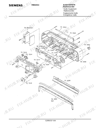 Схема №4 RM920G4 с изображением Переключатель для звукотехники Siemens 00737228