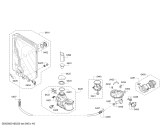 Схема №4 DI260410 с изображением Силовой модуль запрограммированный для посудомоечной машины Bosch 00755367