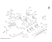 Схема №1 EC875SB21E SE75F 4G+W (BAND.) PAF1.1 с изображением Варочная панель для электропечи Siemens 00688510