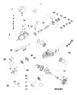 Схема №2 SLC20AA0UK (F083572) с изображением Моторчик для пылесоса Indesit C00301957