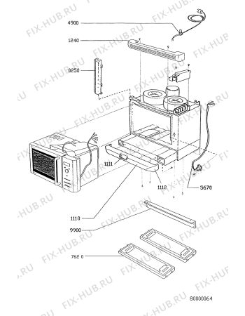 Схема №3 MNC 4213/1 AV с изображением Корпусная деталь для холодильной камеры Whirlpool 481245359405